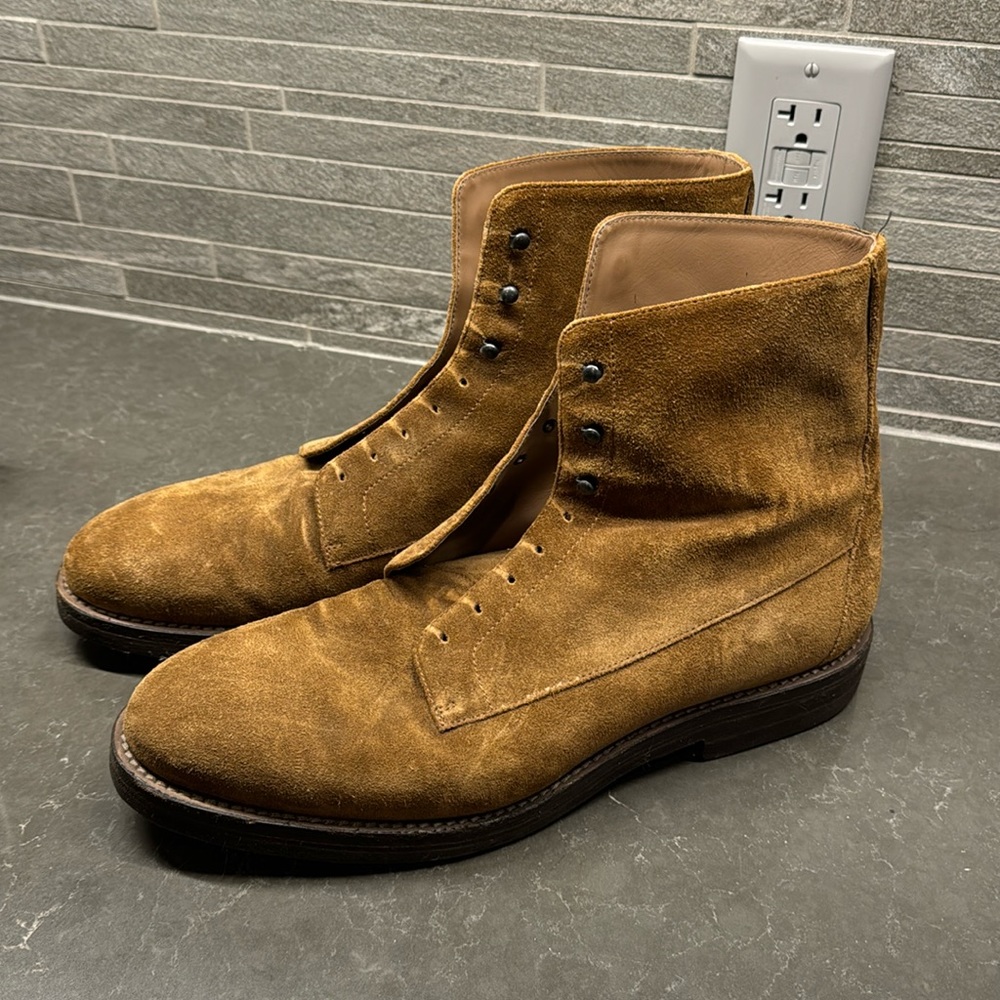 brunello Cucinelli Mens Suede boot size 45